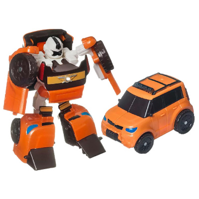 Трансформер Bondibot Робот жёлтый внедорожник Bondibon ВВ4344 1